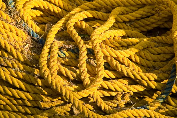 黄色ロープ — ストック写真