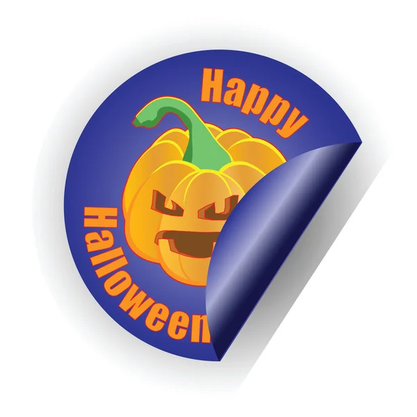 Halloween stiker. vector ilustration. — Stock Vector