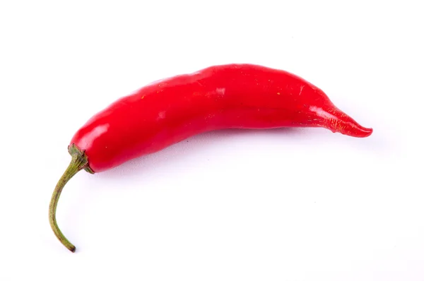 Red Chilli Pepper Isolated White Background — Stock Photo, Image