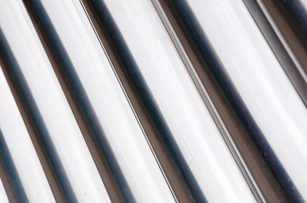 Волнистый лист алюминиевых ворот — стоковое фото