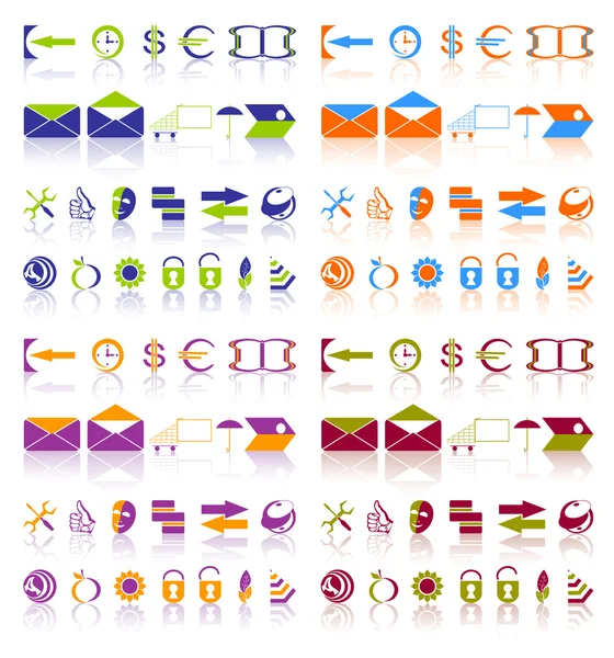 Stock vector Complete set of icons.