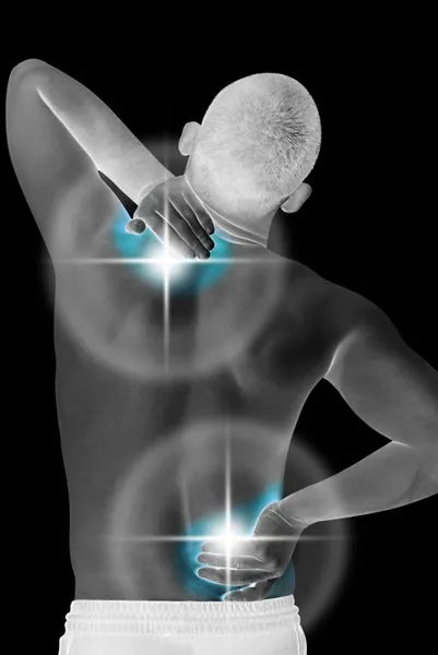 Pain backache — Stock Photo, Image