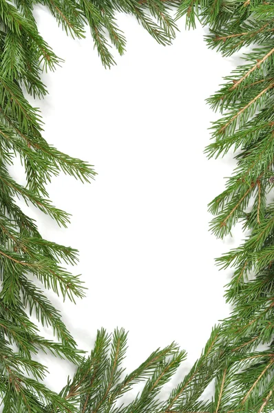 Christmas green border — Stock Photo, Image