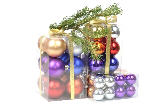 Christmas balls sets — Stock Photo, Image