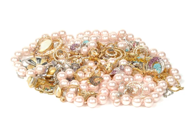 Šperky a perly — Stock fotografie