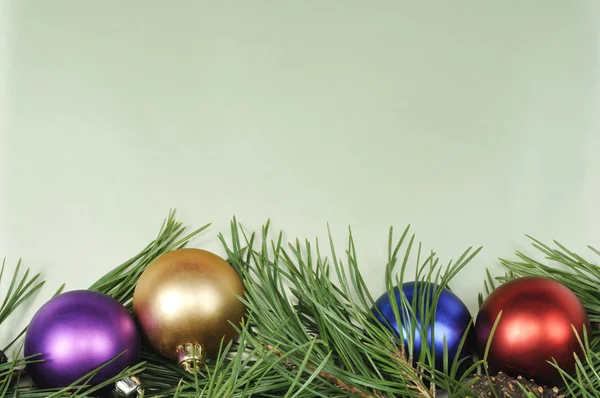 Vánoční barevné okraje — Stock fotografie