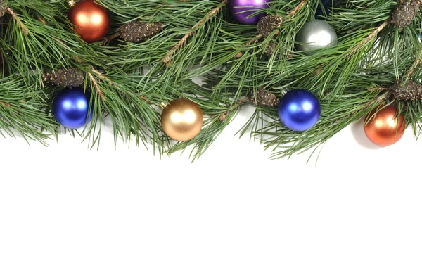Christmas green border — Stock Photo, Image