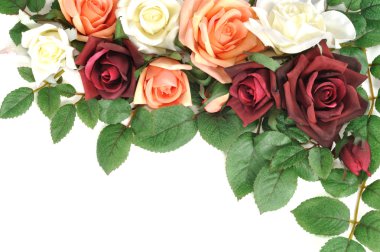 Rose border clipart