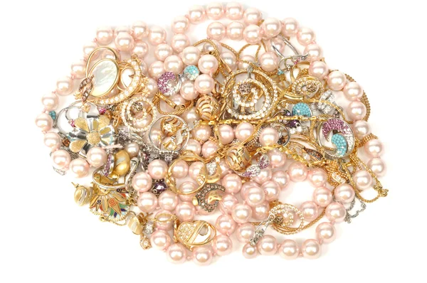 Šperky a perly — Stock fotografie