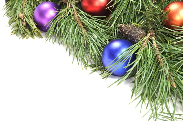 Christmas green background — Stock Photo, Image