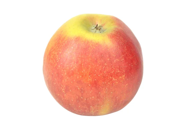 Rött äpple med urklippsbana — Stockfoto