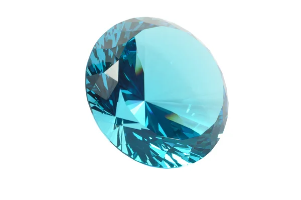 Diamant met uitknippad — Stockfoto