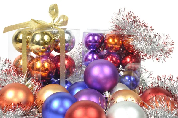 Bolas de Natal conjuntos — Fotografia de Stock