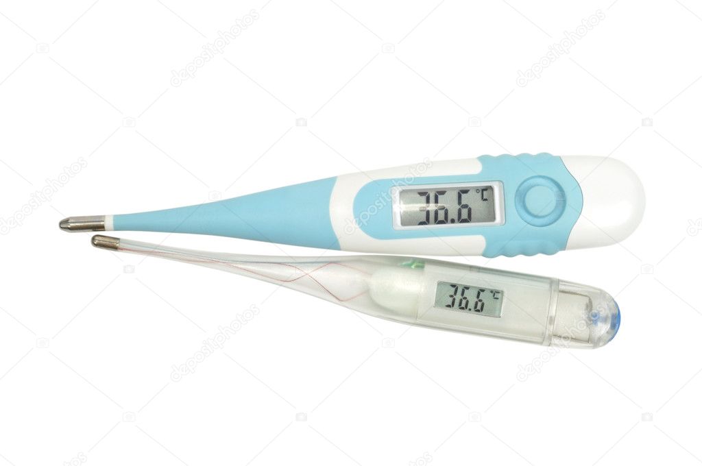 Thermometers with clipping path