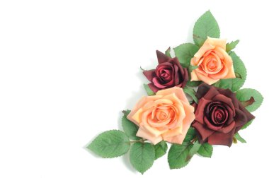 Roses corner clipart