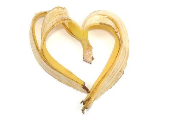Банановій шкірці — стокове фото