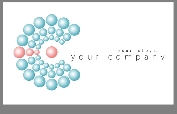 Company Name White Background — Stock Photo, Image