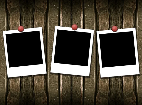 Три Кадр Polaroid — стокове фото