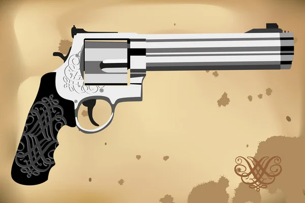 Револьвер magnum — стоковий вектор