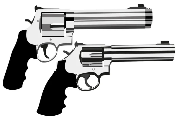 Revolver magnum — Stock Vector