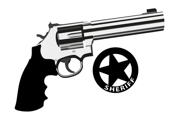 Magnum revolver — Stockvector