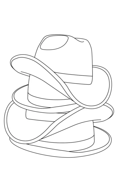 Schema del cappello — Vettoriale Stock