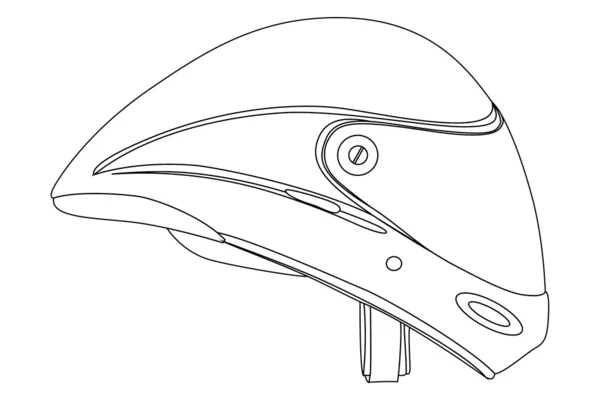 Спортивный шлем — стоковый вектор