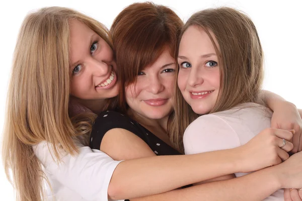 Lycklig tonåring vänner - unga studenter — Stockfoto