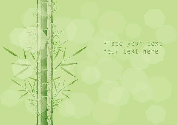 L'illustration du bambou pour le bacground — Image vectorielle