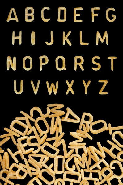 Kids pasta font — Zdjęcie stockowe