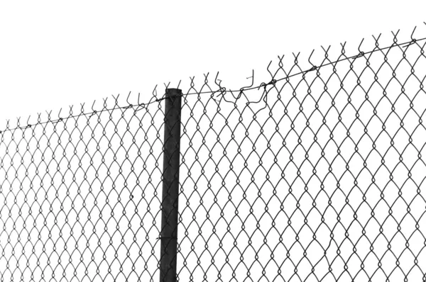 Kedja länk staket — Stockfoto