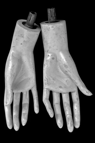 Ręce z tworzyw sztucznych — Zdjęcie stockowe
