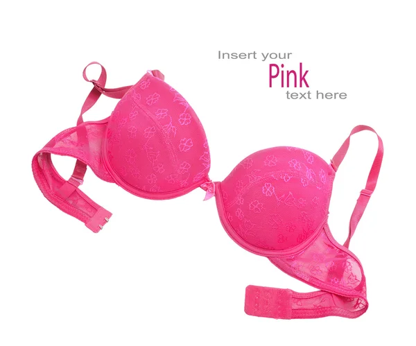 粉红色胸罩 — 图库照片