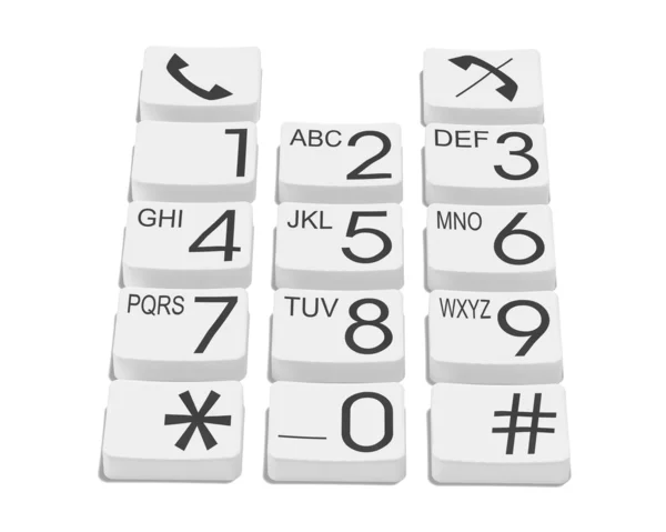 Telefonens knappar — Stockfoto