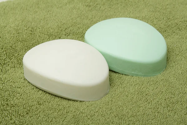 Two bars of soap — Stock Photo, Image
