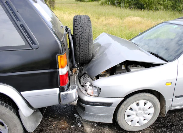 Wypadek samochodowy — Zdjęcie stockowe