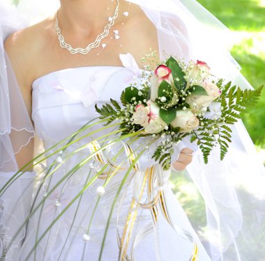 Wedding bouquet clipart