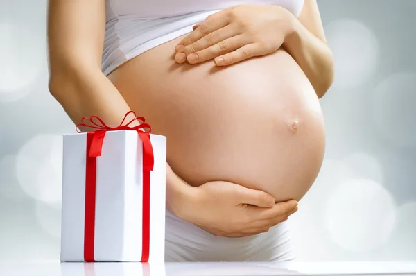 Беременная женщина Лицензионные Стоковые Изображения