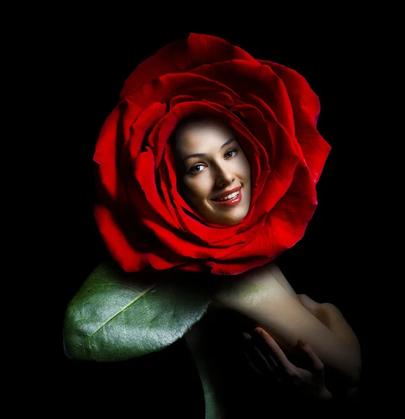 Çiçekçi Kız — Stok fotoğraf