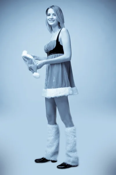 Fata de Crăciun — Fotografie, imagine de stoc