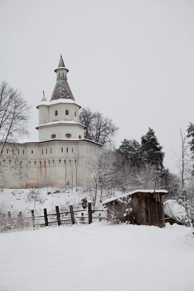 stock image Snowed monastery