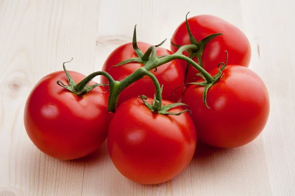 Ramo verde de tomates — Fotografia de Stock