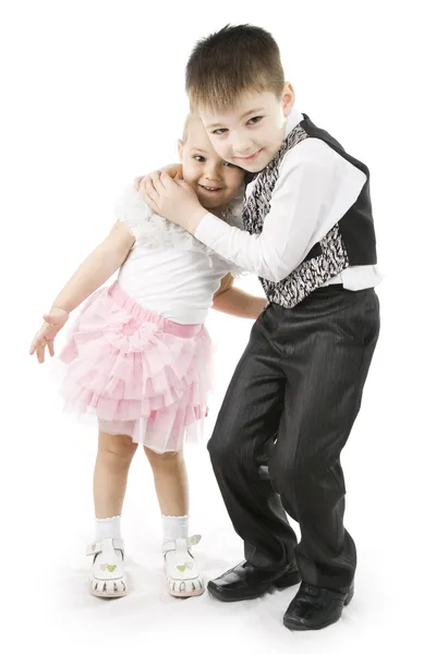 Happy brother the sister — Stock Photo, Image