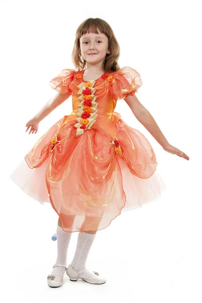 Μικρό κορίτσι της μόδας χορό. — Φωτογραφία Αρχείου