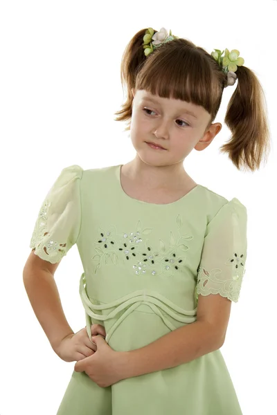 Menina pequena da moda — Fotografia de Stock