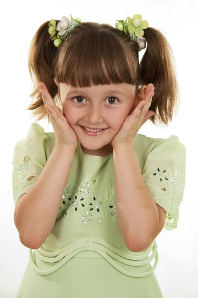 Mała dziewczynka moda — Zdjęcie stockowe