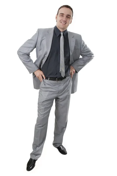 Businessman on a white background. — Stock Photo, Image