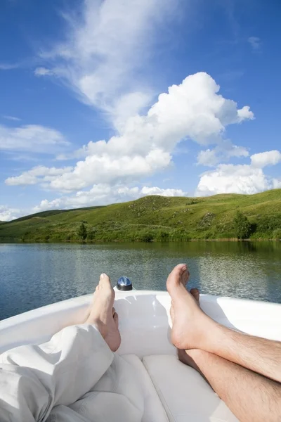 Relaxing on a Boat Cruise — Stock Photo, Image