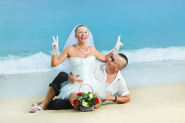 热带婚礼 — 图库照片