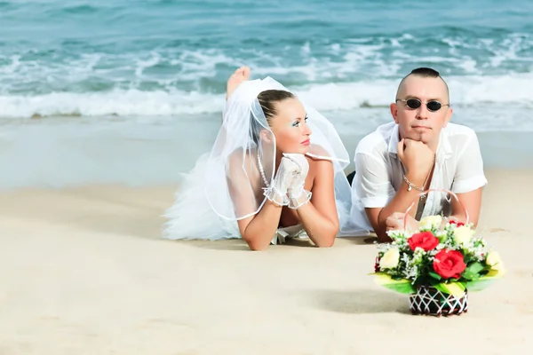 Tropische Hochzeit — Stockfoto
